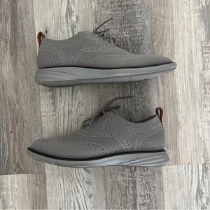 SIZE 10.5| MENS | Cole Haan Grand Evolution Wingtip Oxford| Grey